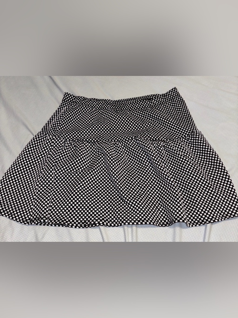 Polka Dot Flared Skirt